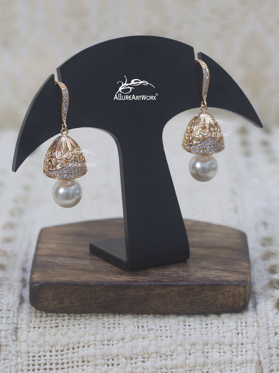 Cutwork Jhumkis